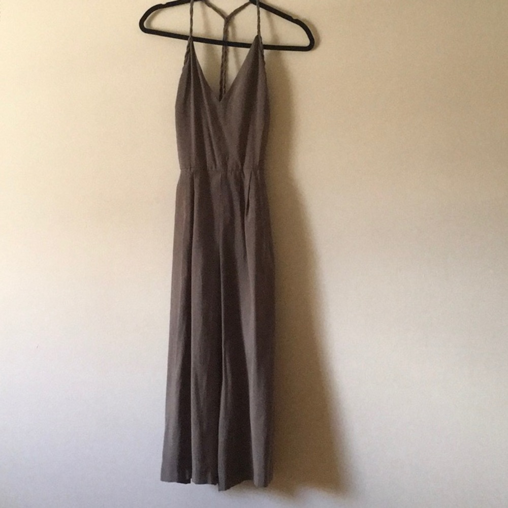 Sale..NWT.. ..gorgeous fit olive green jumpsuit